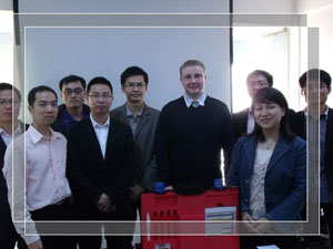 歡迎SITA公司Mr.Huber來華作技術培訓