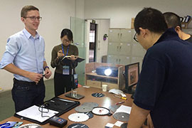 翁開(kāi)爾攜手德國(guó)SITA技術(shù)工程師到富士康進(jìn)行技術(shù)交流