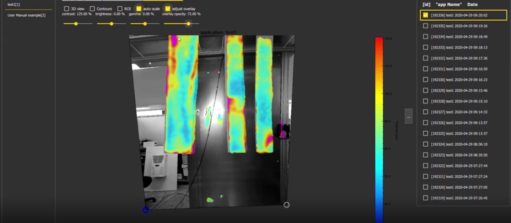 涂魔師3D清晰方便顯示產(chǎn)品各點(diǎn)真實(shí)膜厚功能