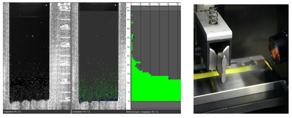 涂料細(xì)度分析儀測(cè)量過(guò)程