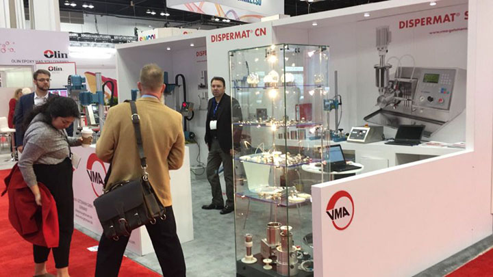 VMA dispermat高速分散機(jī)亮相2018美國(guó)涂料展