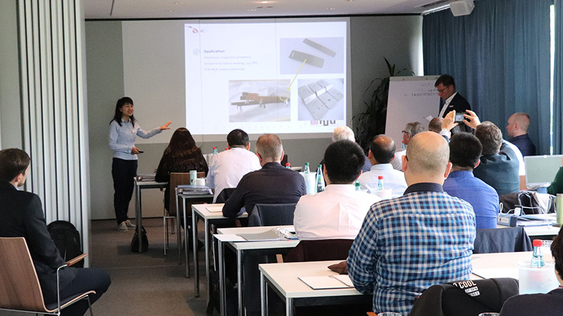 翁開爾市場(chǎng)部經(jīng)理就SITA產(chǎn)品中國(guó)市場(chǎng)開拓以及技術(shù)應(yīng)用上與其他區(qū)域代理進(jìn)行分享