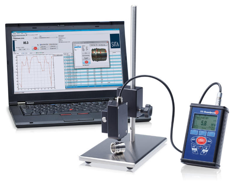 析塔RFU熒光法表面清潔度儀可對(duì)抗指紋涂料進(jìn)行易清潔性測(cè)試