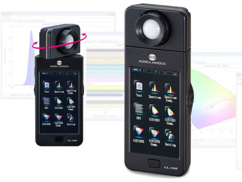 CL-70F顯色照度計旋轉探頭